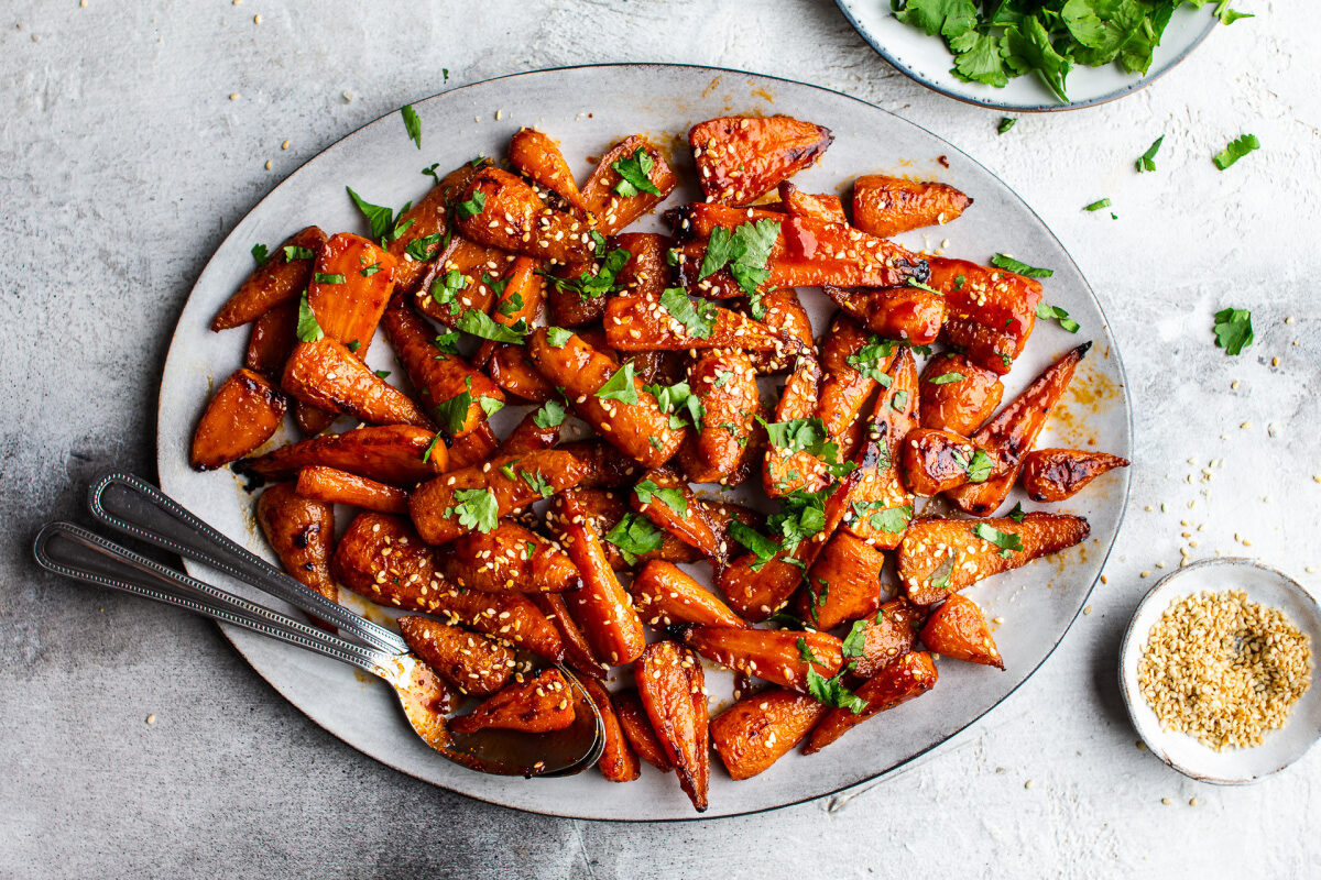 Gochujang Roasted Carrots