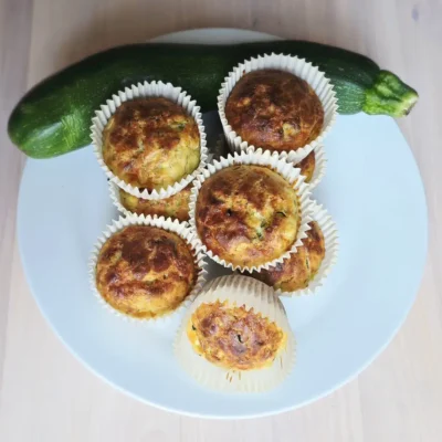 Courgette, Cheddar & Chilli Herb Muffins